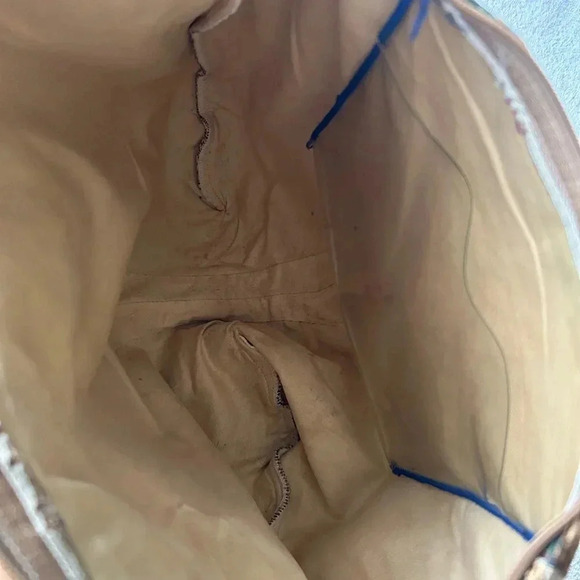 Palm Beach Polo Country Club embroidered colorful large tapestry crossbody - Picture 8 of 11